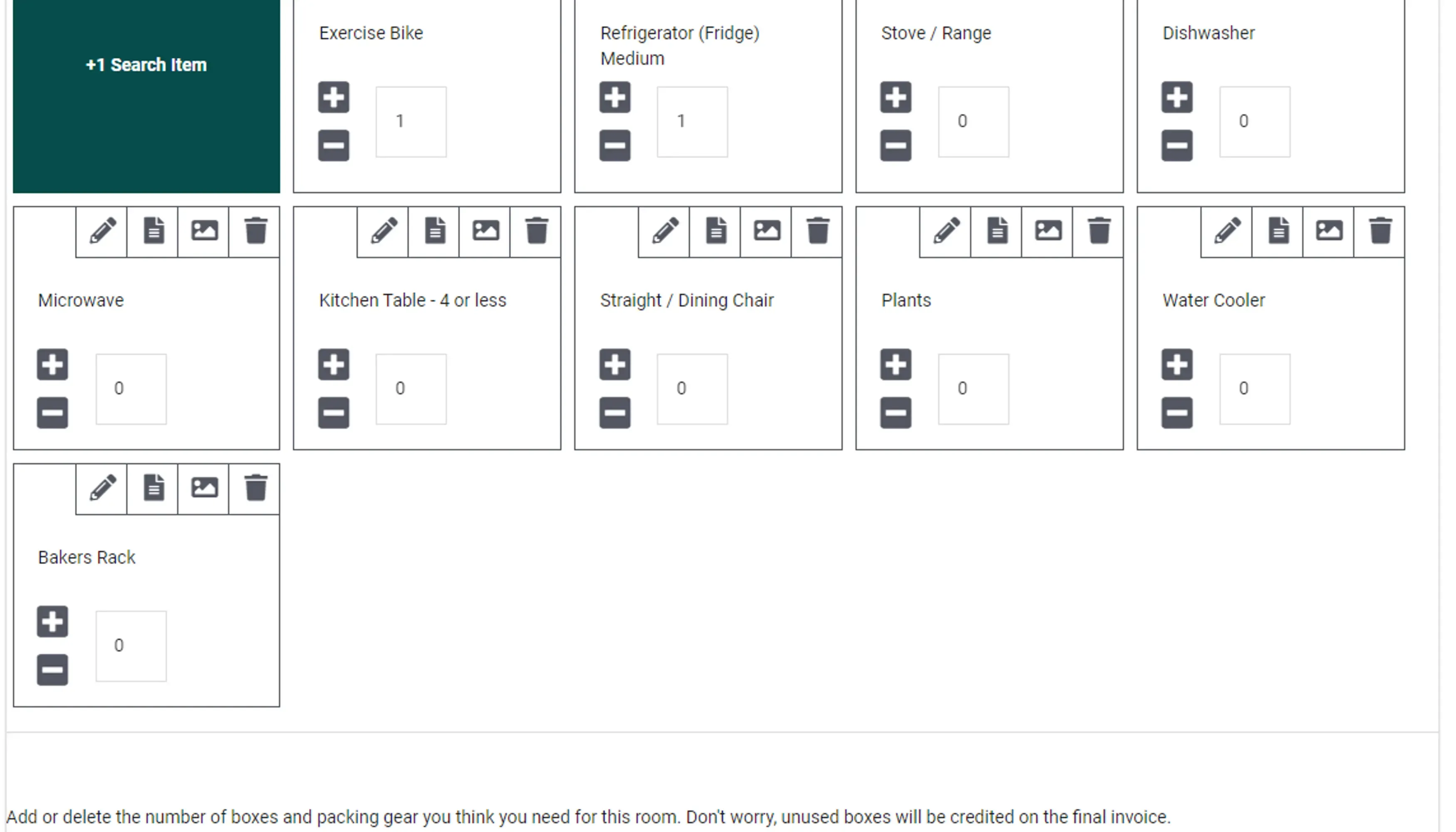 Image of the shortline inventory page